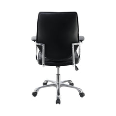 Chase High Back Office Chair Black and Chrome