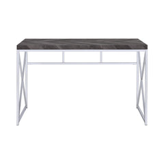 Grimma Writing Desk Rustic Grey Herringbone