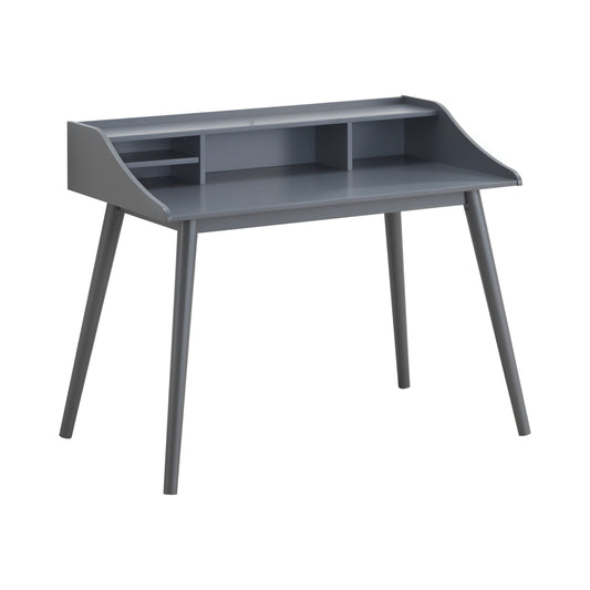 Percy 4-compartment Writing Desk Grey