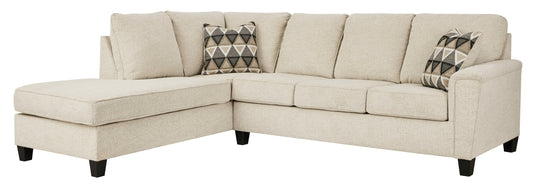 Abinger 2-Piece Sectional with Ottoman Ashley