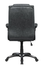 Nerris Adjustable Height Office Chair with Padded Arm Grey and Black