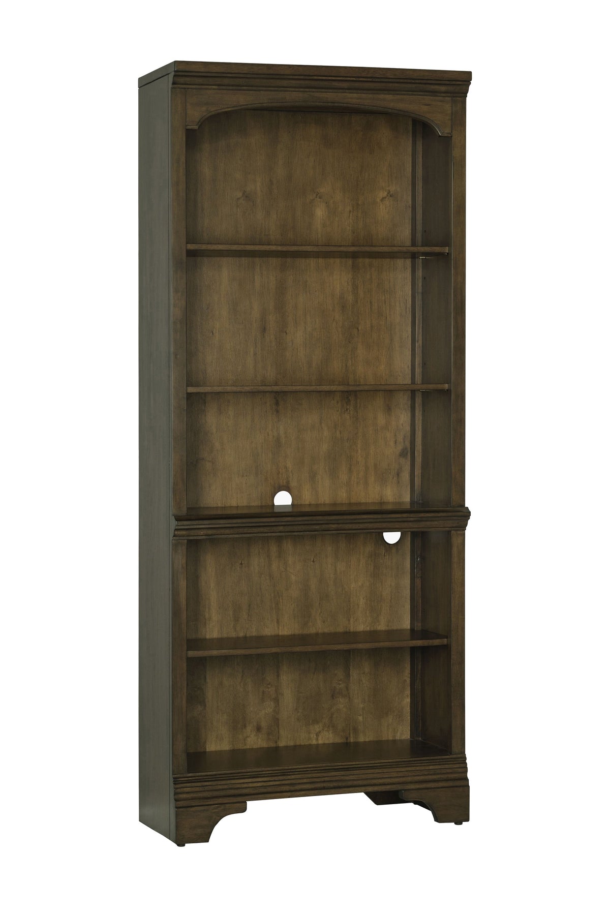 Hartshill 5-shelf Bookcase Burnished Oak