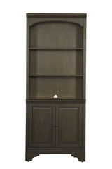 Hartshill Bookcase with Cabinet Burnished Oak