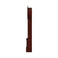 Narcissa Grandfather Clock with Chime Brown Red