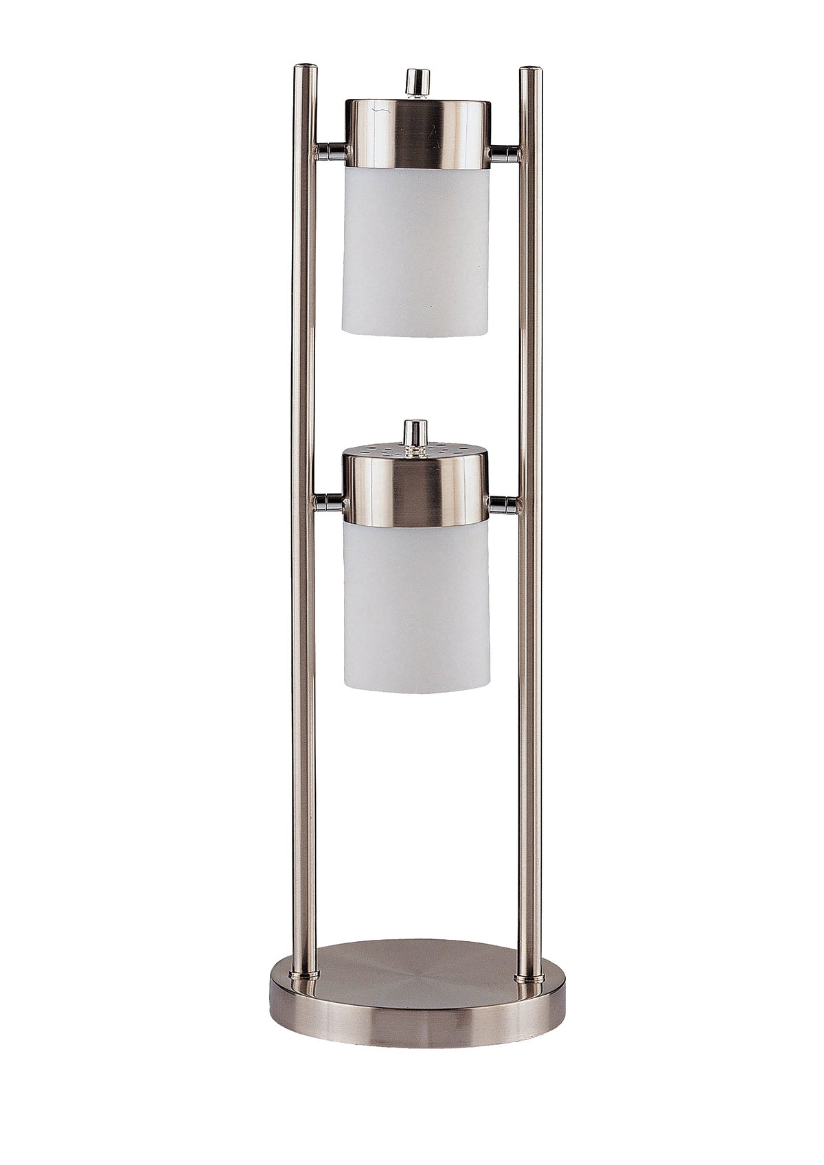 Munson Adjustable Swivel Table Lamp Brushed Silver