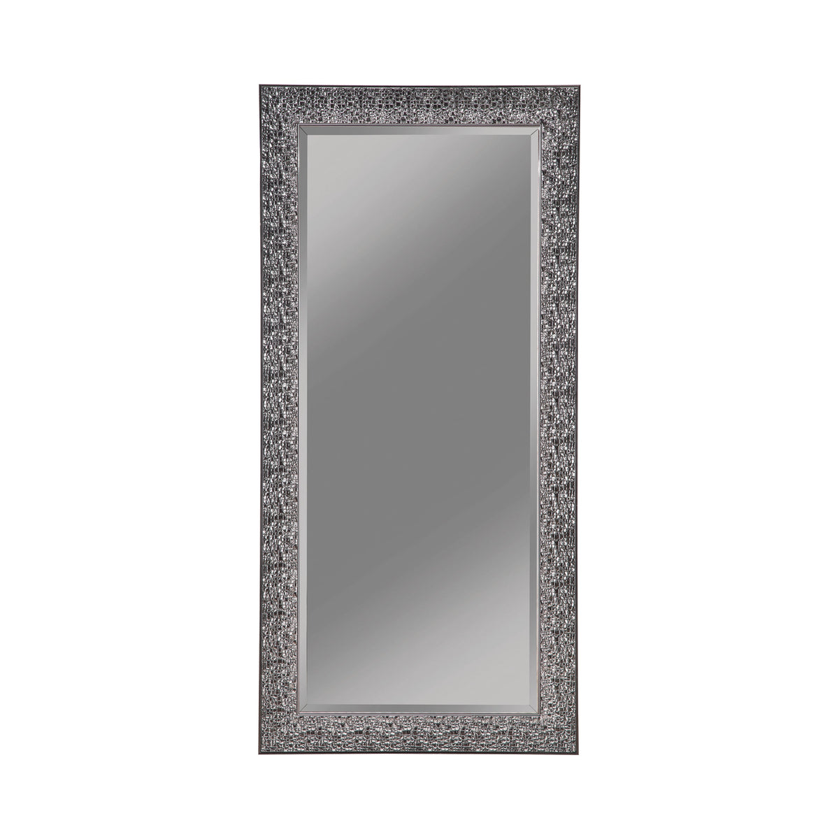 Rollins Rectangular Floor Mirror Black