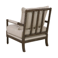 Blanchett Cushion Back Accent Chair Oatmeal and Natural