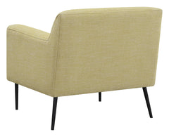 Sally Upholstered Track Arms Accent Chair Lemon