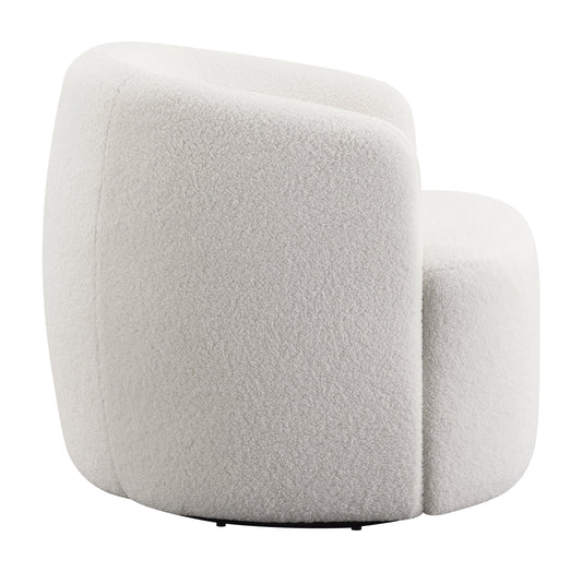 Hudson Upholstered Swivel Chair Natural