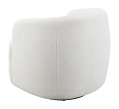 Hudson Upholstered Swivel Chair Natural