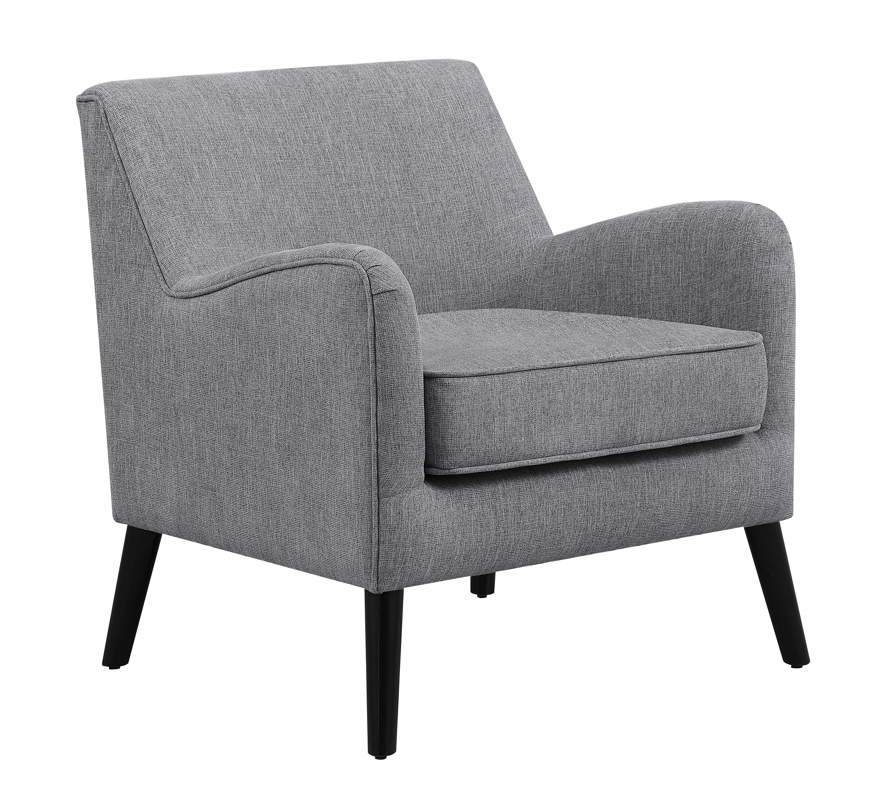 Charlie Upholstered Accent Chair with Reversible Seat Cushion