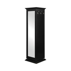 Robinsons Swivel Accent Cabinet with Cork Board Black