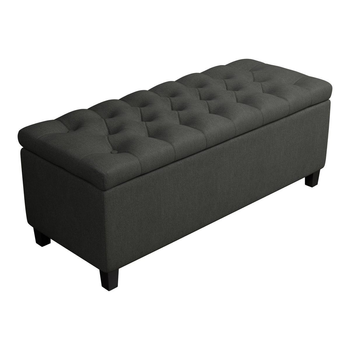 Samir Lift Top Storage Bench Charcoal