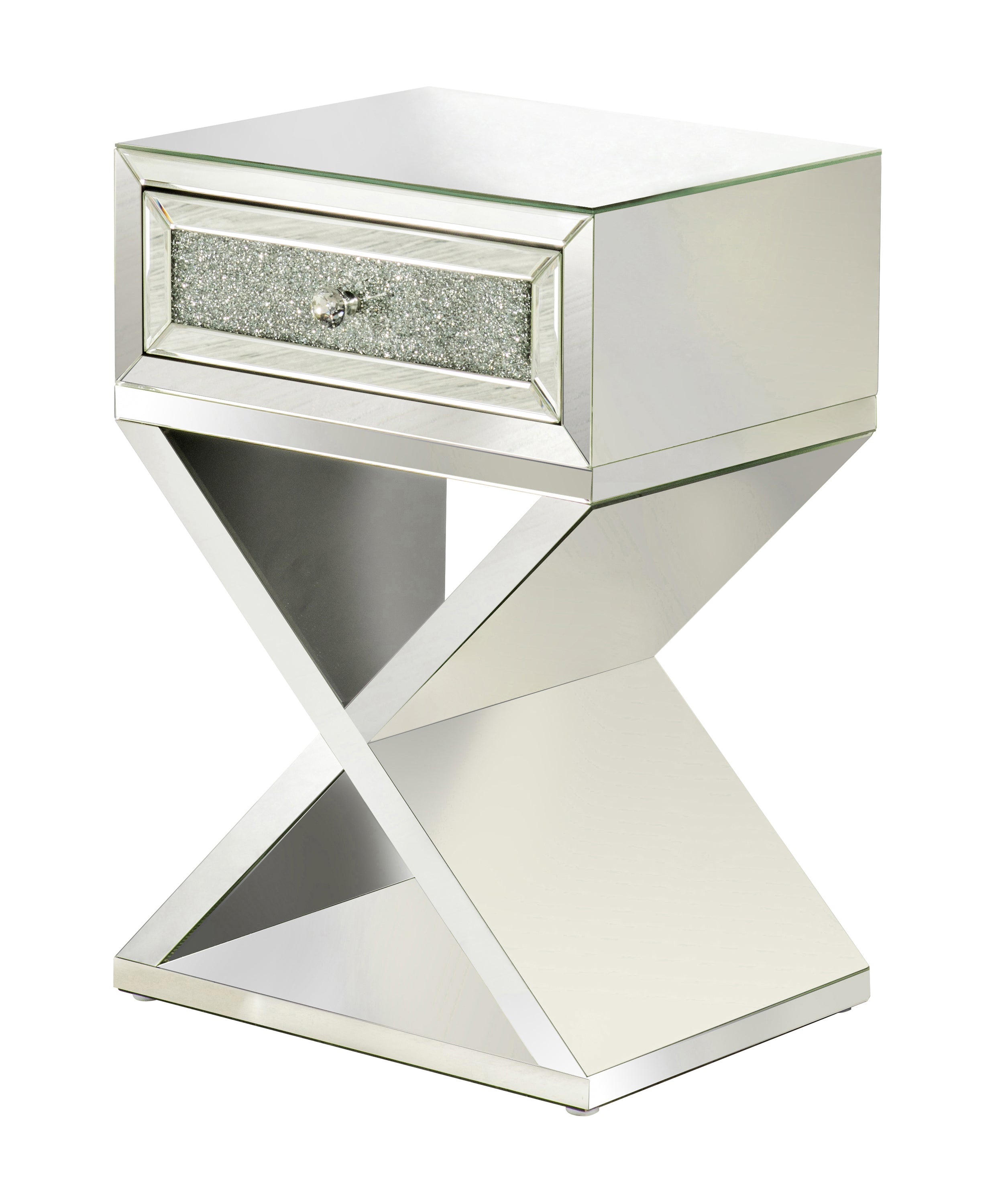 Hazel 1-drawer Accent Table Mirror