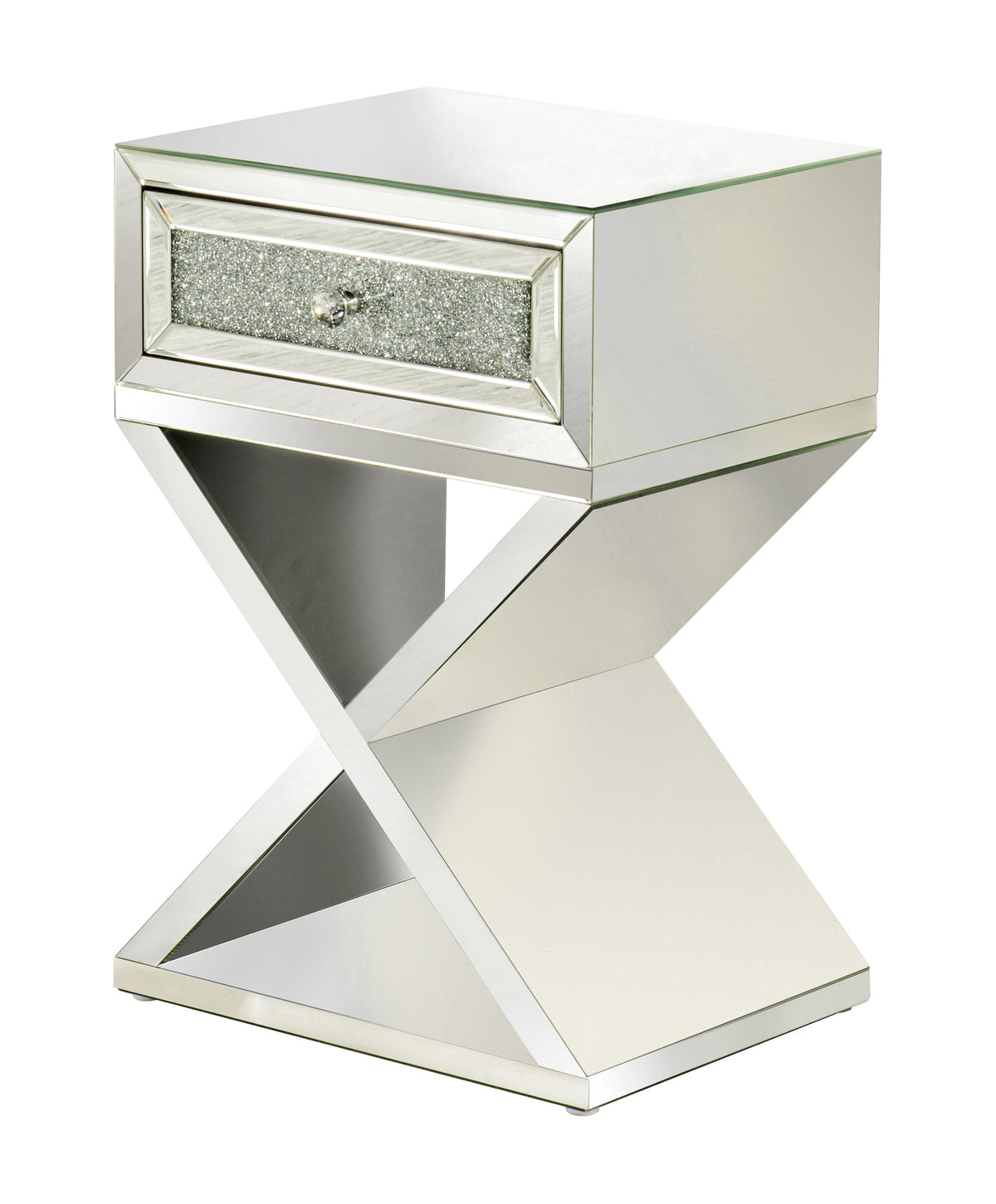 Hazel 1-drawer Accent Table Mirror