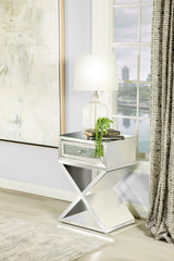 Hazel 1-drawer Accent Table Mirror