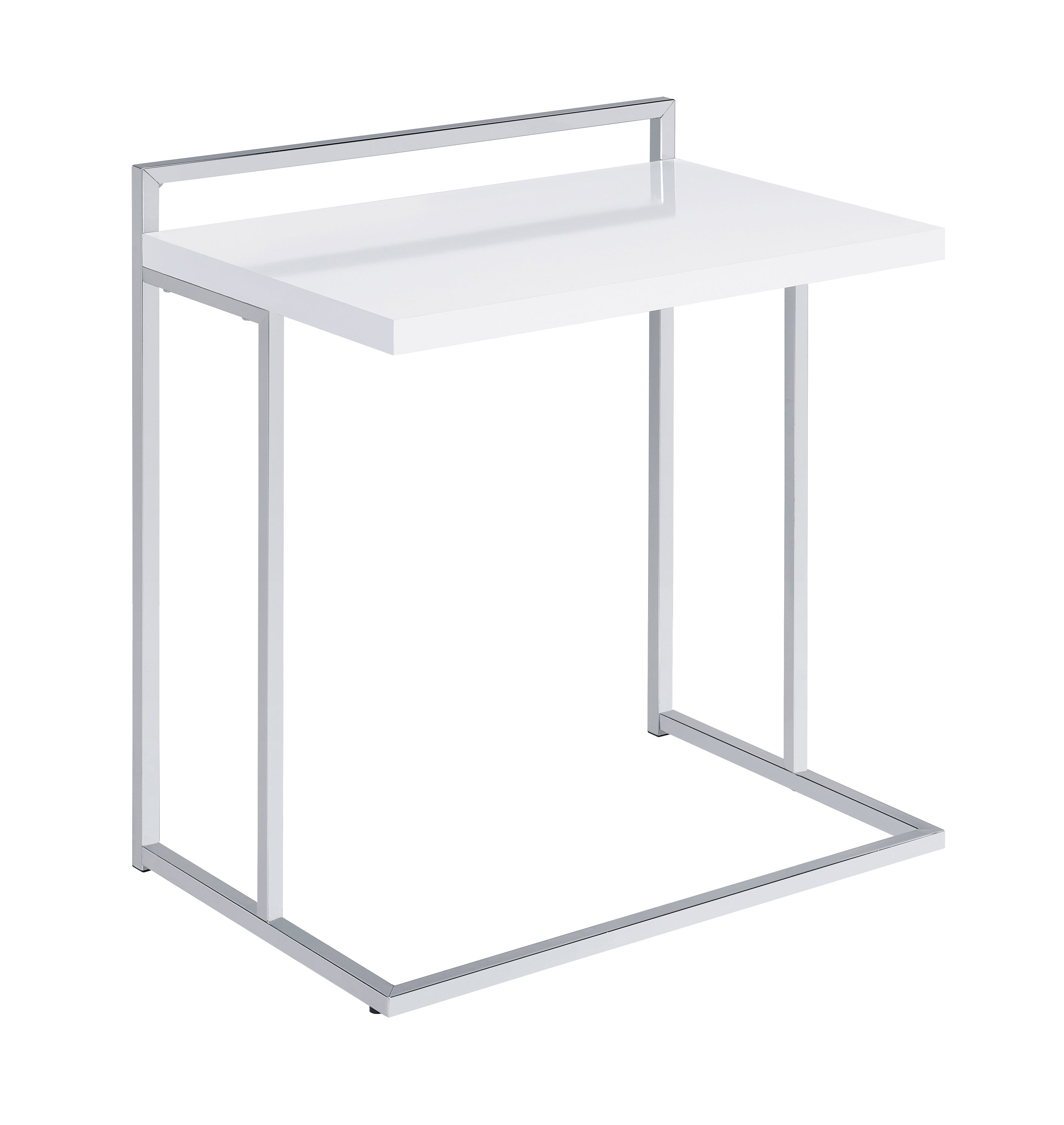 Dani Rectangular Snack Table with Metal Base