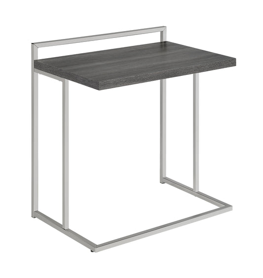 Dani Rectangular Snack Table with Metal Base