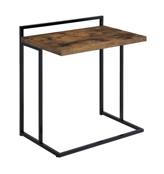 Dani Rectangular Snack Table with Metal Base