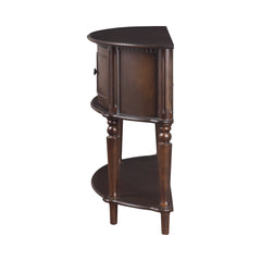 Brenda Console Table with Curved Front Brown