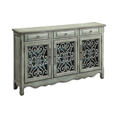 Deserie 3-door Accent Cabinet Antique Green