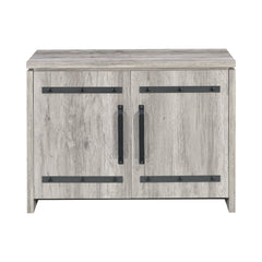 Enoch 2-door Accent Cabinet Grey Driftwood