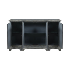 Erigeron 4-door Accent Cabinet Grey