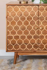 Lantana Rectangular 3-door Accent Cabinet Natural