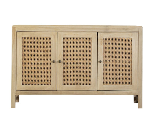 Amaryllis Rectangular 3-door Accent Cabinet Natural