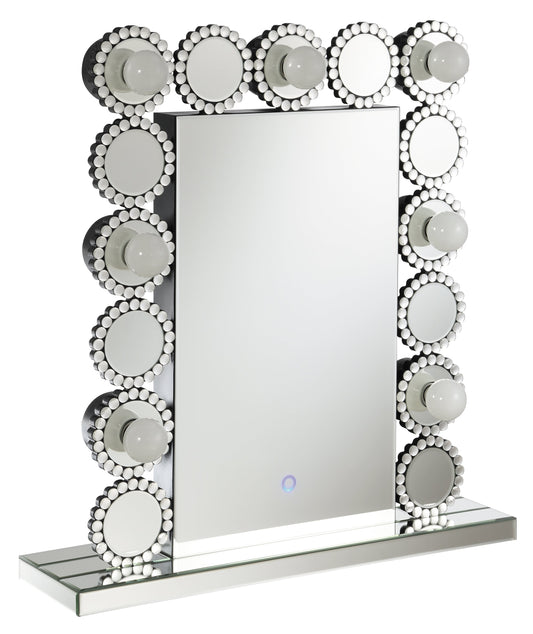 Aghes Rectangular Table Mirror with LED Lighting Mirror