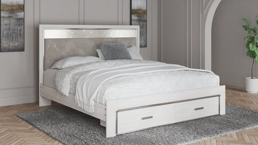 Altyra King Upholstered Storage Bed Ashley