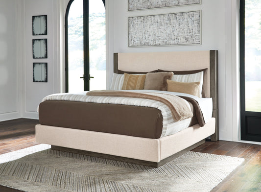 Anibecca Queen Upholstered Panel Bed Ashley