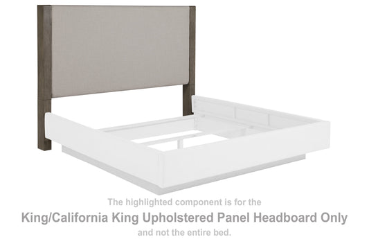 Anibecca King/California King Upholstered Panel Headboard Ashley