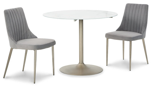 Barchoni Dining Table and 2 Chairs Ashley