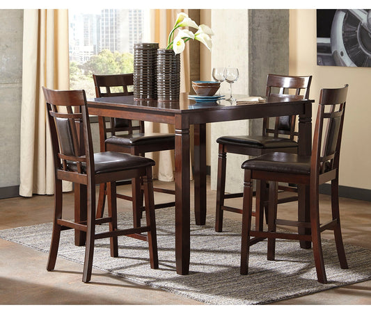 Bennox Counter Height Dining Table and Bar Stools (Set of 5) Ashley