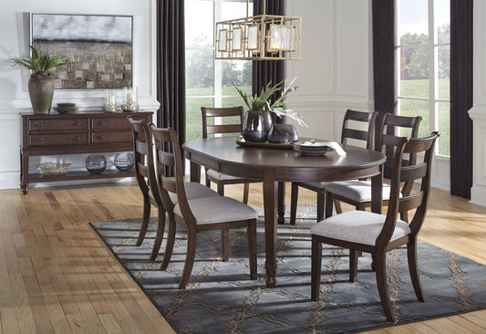 Adinton Dining Table and 6 Chairs with Storage Ashley