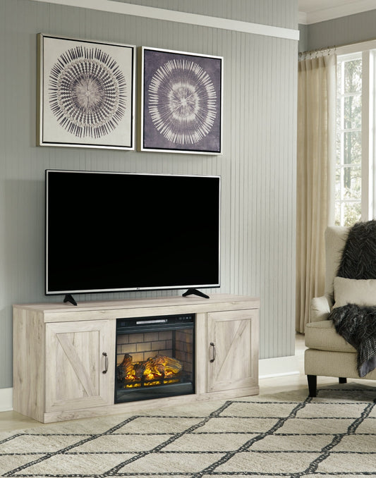 Bellaby TV Stand with Electric Fireplace Ashley