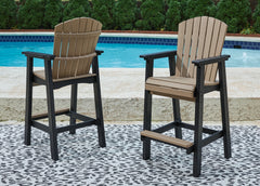 Fairen Trail Outdoor Bar Table and 2 Barstools Ashley