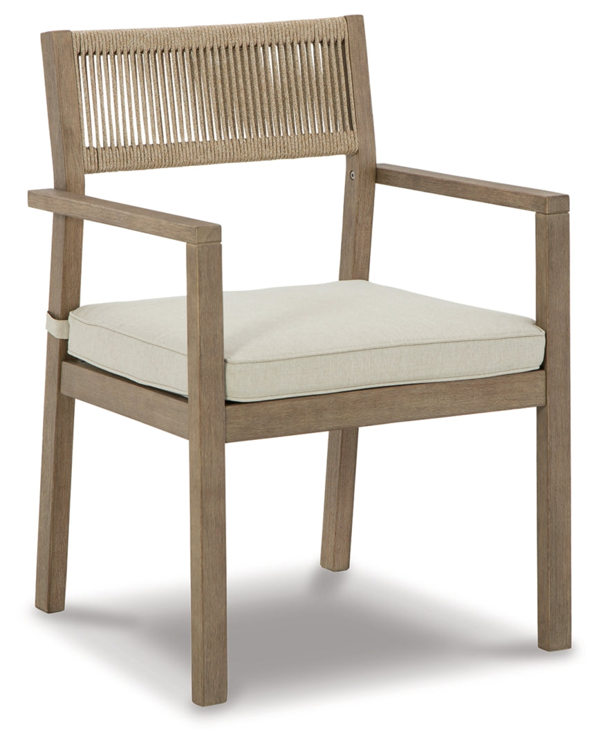 Aria Plains Arm Chair with Cushion (Set of 2) Ashley