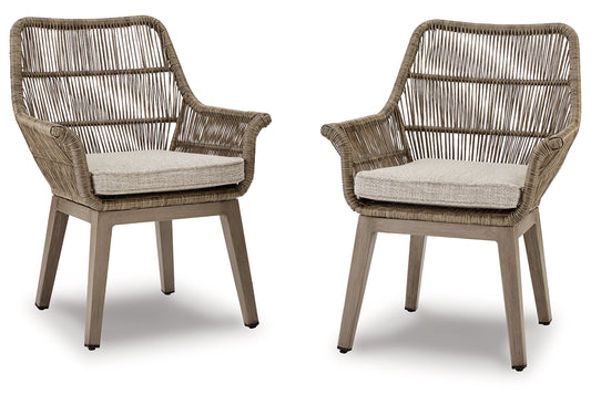 Beach Front Arm Chair with Cushion (Set of 2) Ashley