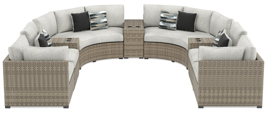 Calworth 9-Piece Outdoor Sectional Ashley