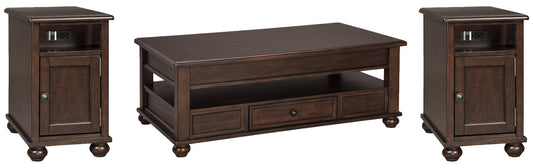 Barilanni Coffee Table with 2 End Tables Ashley