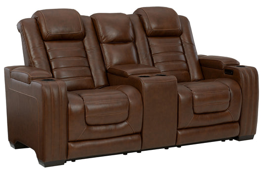 Backtrack Power Reclining Loveseat with Console Ashley