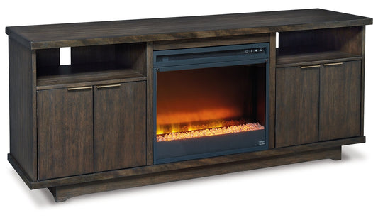 Brazburn 66" TV Stand with Electric Fireplace Ashley